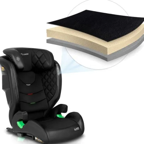 Fotelik samochodowy Nukido Louis czarny 15-36 kg ISOFIX