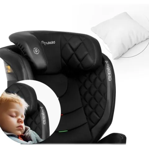 Fotelik samochodowy Nukido Louis czarny 15-36 kg ISOFIX