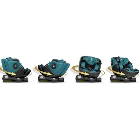 Fotelik samochodowy Nukido Prestige Line czarno-niebieski 0-36 kg ISOFIX