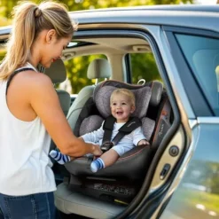 Fotelik samochodowy Nukido Prestige Line czarno-szary 0-36 kg ISOFIX