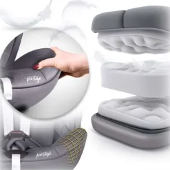 Fotelik samochodowy Nukido Prestige Line szary 0-36 kg ISOFIX
