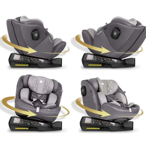 Fotelik samochodowy Nukido Prestige Line szary 0-36 kg ISOFIX