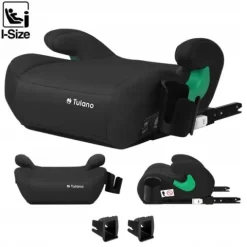 Fotelik Samochodowy Podstawka Tulano Cabby 35 Black Isofix 125-150Cm I-Size