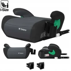 Fotelik Samochodowy Podstawka Tulano Cabby 35 Graphite Isofix 125-150Cm