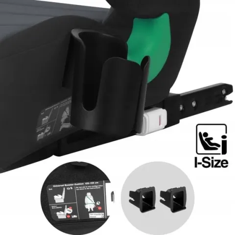 Fotelik Samochodowy Podstawka Tulano Cabby 35 Graphite Isofix 125-150Cm