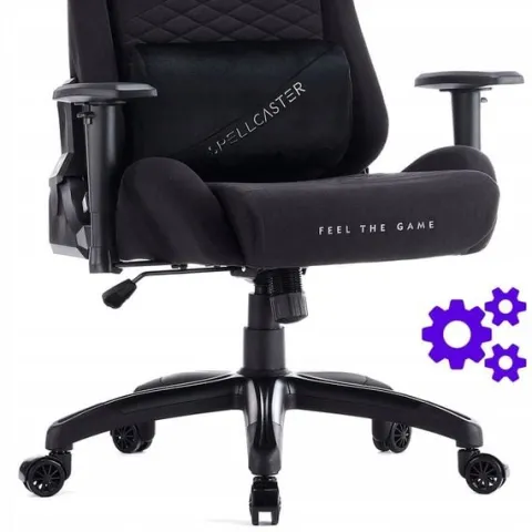 Fotel Kubełkowy Gamingowy Materiałowy Biurowy Obrotowy Senshi XL Sense7