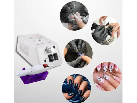 Frezarka do paznokci manicure pedicure profesjonalna 3 zestawy frezów