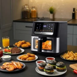 Frytkownica beztłuszczowa Air fryer frytownica 6,5l Berdsen 1700W BD-655 czarna