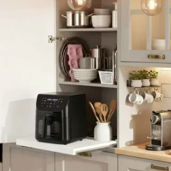 Frytkownica beztłuszczowa Air fryer Berdsen BD-660 czarna