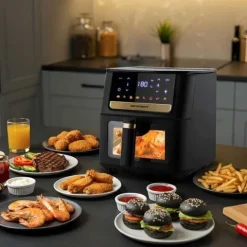 Frytkownica beztłuszczowa Air fryer Berdsen BD-655 czarna