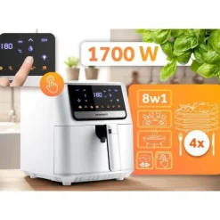 Frytkownica beztłuszczowa Air fryer Berdsen BD-662 biała