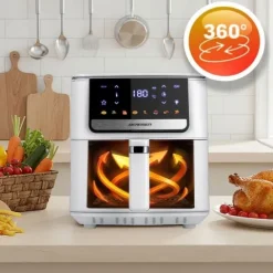 Frytkownica beztłuszczowa Air fryer Berdsen BD-662 biała