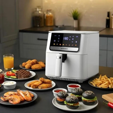Frytkownica beztłuszczowa Air fryer Berdsen BD-662 biała