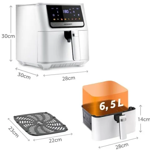 Frytkownica beztłuszczowa Air fryer Berdsen BD-662 biała
