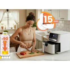 Frytkownica beztłuszczowa Air fryer Berdsen BD-662 biała