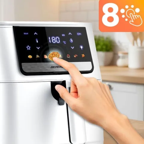 Frytkownica beztłuszczowa Air fryer Berdsen BD-662 biała