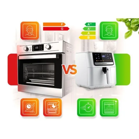 Frytkownica beztłuszczowa Air fryer Berdsen BD-662 biała