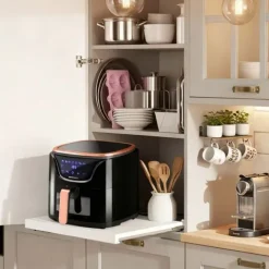 Frytkownica beztłuszczowa Air fryer BD-652 czarno-złota