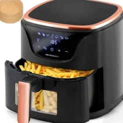 Frytkownica beztłuszczowa Air fryer BD-652 czarno-złota