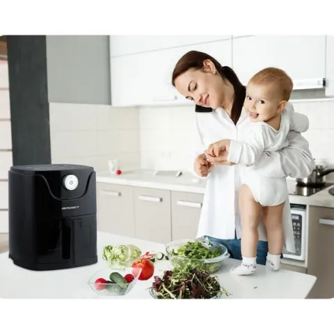 Frytkownica beztłuszczowa Air fryer Berdsen BD-654 czarna