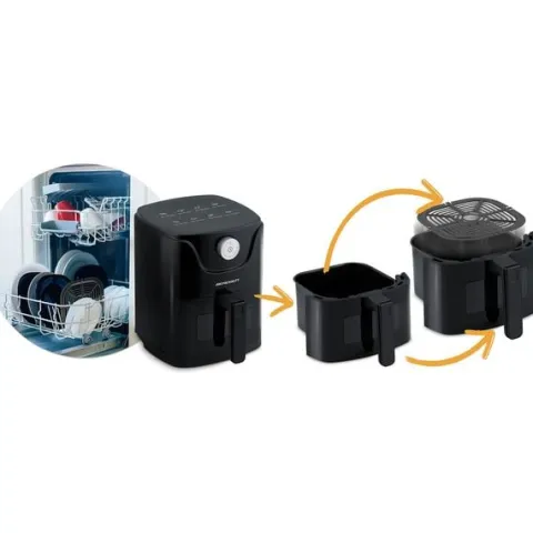 Frytkownica beztłuszczowa Air fryer Berdsen BD-654 czarna