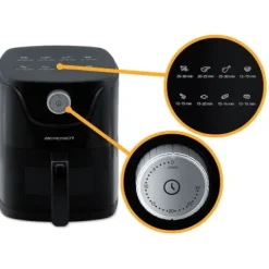 Frytkownica beztłuszczowa Air fryer Berdsen BD-654 czarna