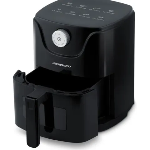 Frytkownica beztłuszczowa Air fryer Berdsen BD-654 czarna