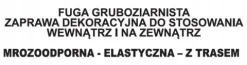 Fuga Stara Cegła, Klinkier, Kamień Elastyczna 10kg zaprawa spoinowania fugi