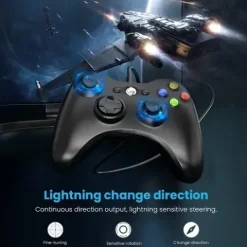 GAMEPAD PAD do XBOX 360 PC KONSOLI USB DUAL SHOCK