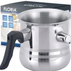 GARNEK DO GOTOWANIA MLEKA STAL NIERDZEWNA FLORIA 3 l
