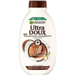 Garnier Ultra Doux Szampon Do Włosów Z Mlekiem Kokosowym 300 Ml