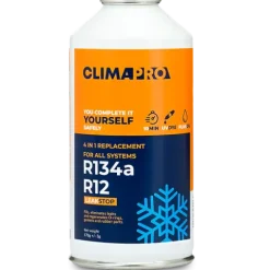 GAZ DO NABIJANIA KLIMATYZACJI AUT Z R134a CZYNNIK 4w1 USZCZELNIACZ 4 PUSZKI