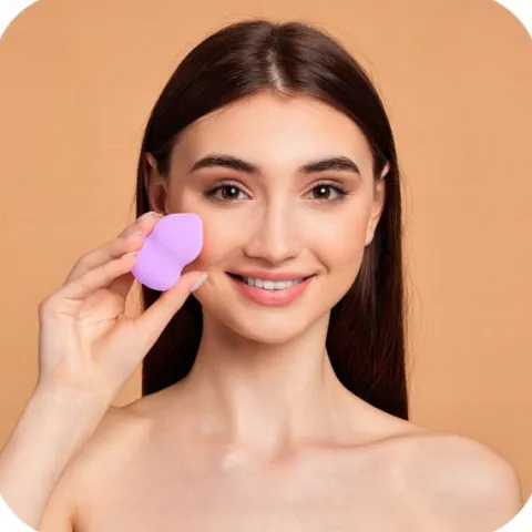 GĄBKA GĄBECZKA DO MAKIJAŻU PODKŁADU BEAUTY BLENDER APLIKATOR MAKE-UP