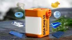 GIGA PUMP 3.0 POMPKA DO MATERCA Z LAMPKĄ 3W1 USB-C do zabawek dmuchanych