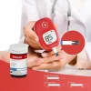Glukometr Sinocare SAFE AQ SMART w mg/dl z 100 paskami i 100 lancetami