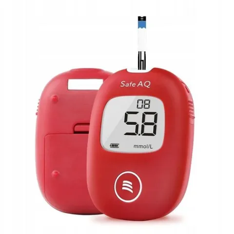 Glukometr Sinocare SAFE AQ SMART w mg/dl z 100 paskami i 100 lancetami