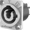 Gniazdo zasilania montażowe power-out powercon Roxtone RAC3MPO Szary