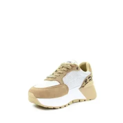 GOE Damskie sneakersy brązowe RR2N4070 BROWN 36