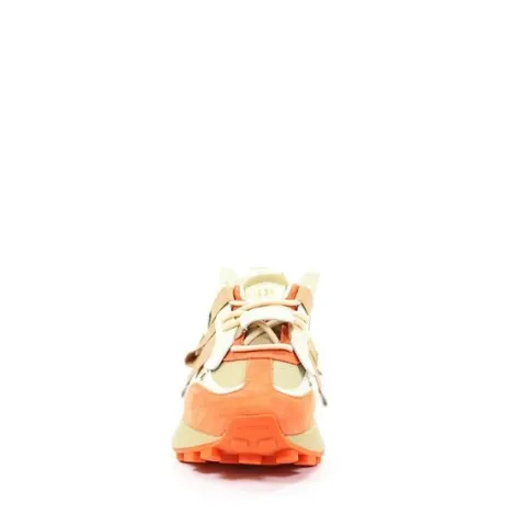 GOE Damskie sneakersy multikolor RR2N4064 ORANGE/BEIGE 40