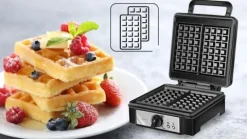 Gofrownica MPM MGO-24 1400W DUŻA MOC + gratis proszek do gofrów 0,5kg
