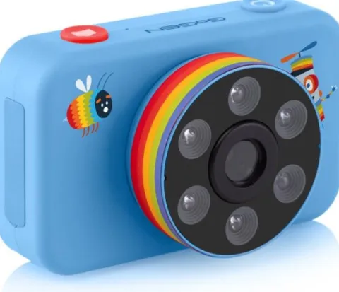 GoGen Aparat fotograficzny dla dzieci DECKOFOTOB niebieski