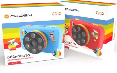 GoGen Aparat fotograficzny dla dzieci DECKOFOTOB niebieski