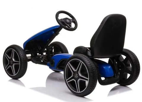 GOKART NA PEDAŁY LICENCJA MERCEDESA KOŁA EVA, MIĘKKIE SIEDZENIE Z LOGIEM MB JAKOŚĆ /XMX610
