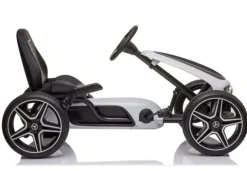 GOKART NA PEDAŁY LICENCJA MERCEDESA KOŁA EVA, MIĘKKIE SIEDZENIE Z LOGIEM MB JAKOŚĆ /XMX610