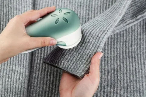Golarka do SWETRÓW UBRAŃ TKANIN Bezprzewodowa Akumulatorowa USB 6 OSTRZY 8W