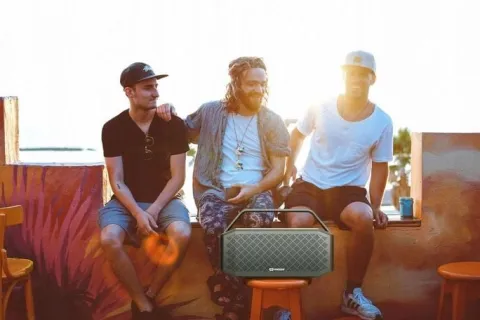 GŁOŚNIK BEZPRZEWODOWY BLUETOOTH IPX6 DUŻA MOC
