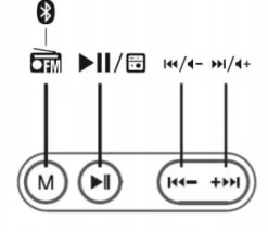 GŁOŚNIK BEZPRZEWODOWY BLUETOOTH 320W KULA ZESTAW