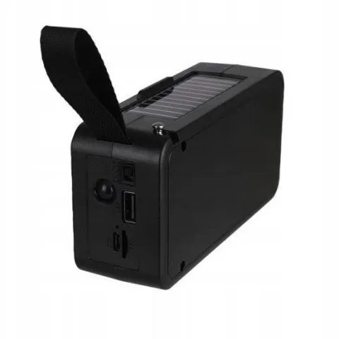 GŁOŚNIK BLUETOOTH BEZPRZEWODOWY SOLAR USB RADIO