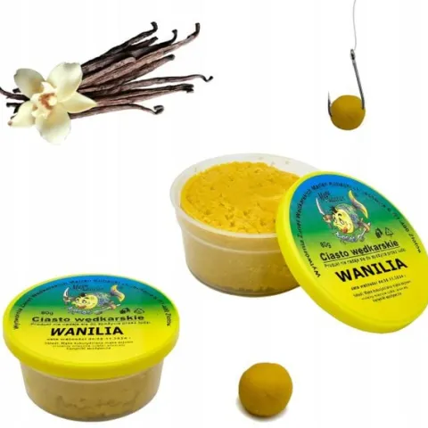 Gotowe Proteinowe CIASTO WĘDKARSKIE 80 g Wanilia