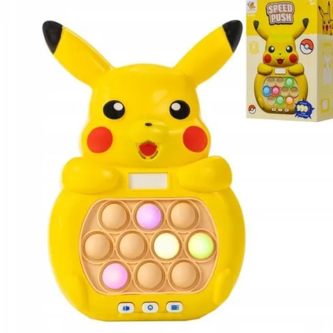 Gra POP IT PIKACZU PIKACHU elektroniczna zabawka zręcznościowa POPIT super